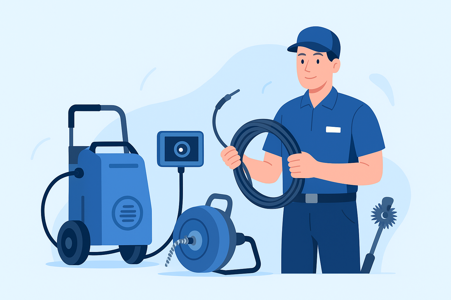 Jenis Peralatan Saluran Mampet yang Digunakan Teknisi Profesional